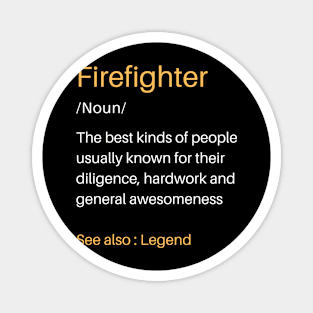 Best Firefighter Magnet